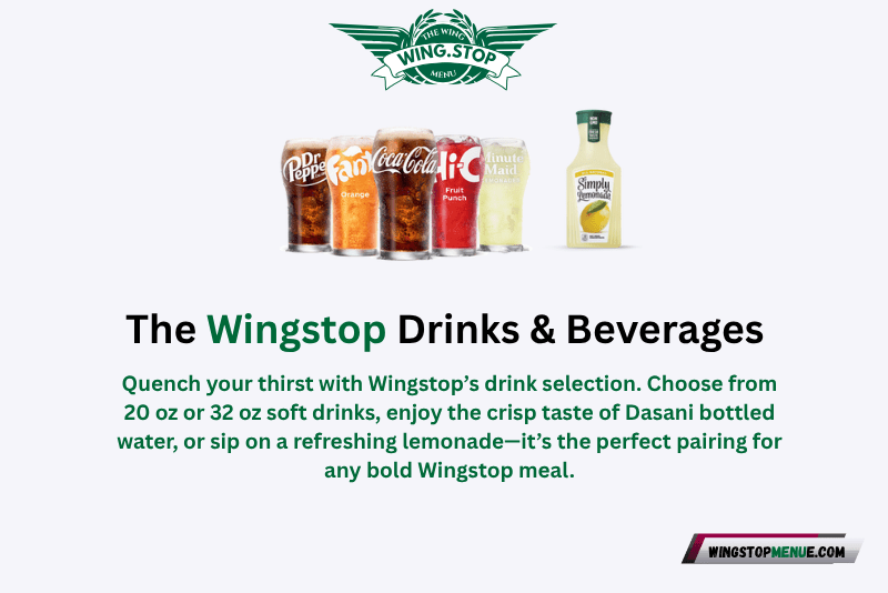 Wingstop Drinks Menu