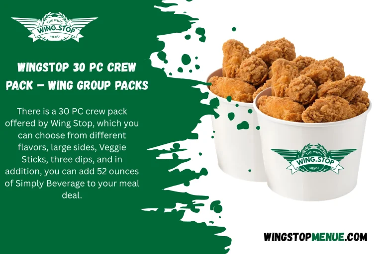 WingStop 30 pc Crew Pack