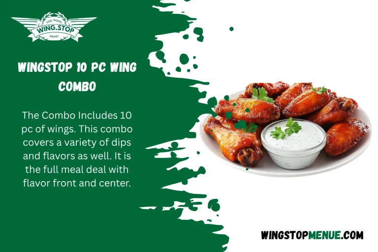 Wingstop 10 pc Wings Combo