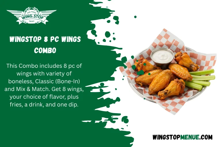 Wingstop 8 pc Wings Combo
