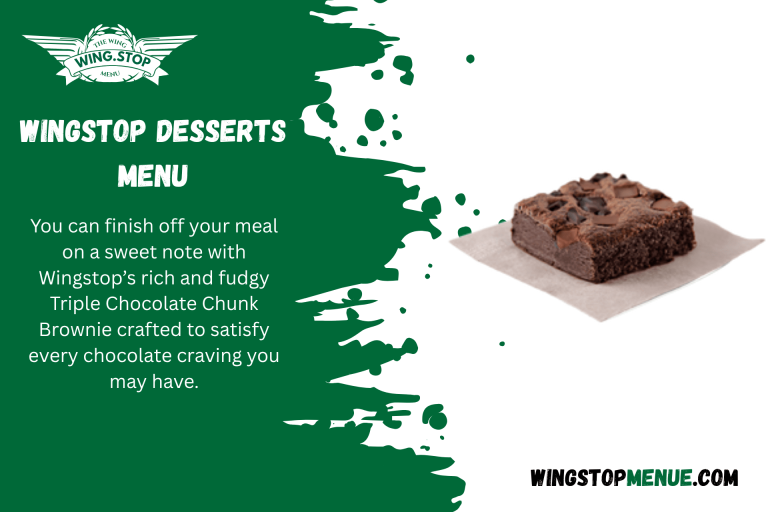 Wingstop Desserts Menu