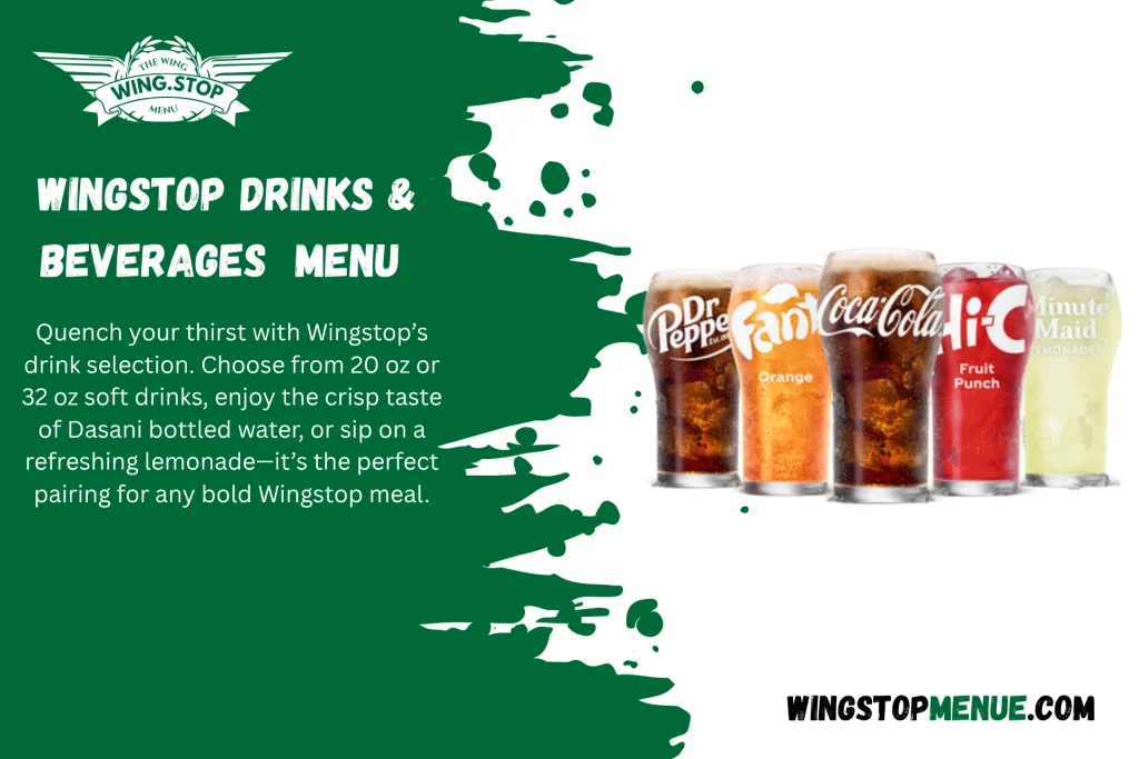 Wingstop Drinks & Beverages Menu