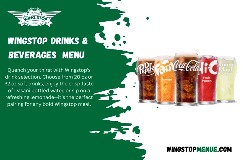 Wingstop Drinks & Beverages Menu