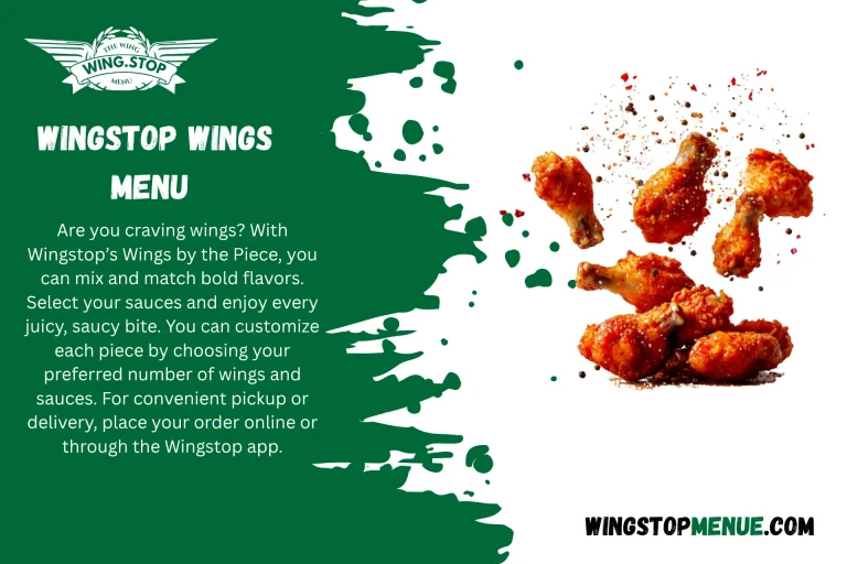 Wingstop Wings Menu